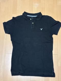 ヒ*ロ様 American Eagle ポロシャツ ブラック Sサイズ アメカジのサムネイル