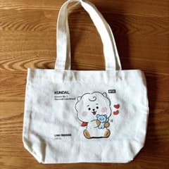 KUNDAL BT21 Mini Tote Bag Lunch Bag White