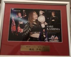 スターダム　鹿島沙希　直筆サイン入り記念フォトフレーム 第23代ハイスピード スターダム 鹿島沙希 直筆サイン入り記念フォトフレーム 第23代ハイ
