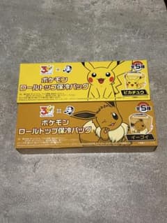포켓몬 롤탑 보냉 가방 피카츄 이브이 2종