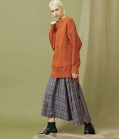 INella ブロッキングケーブルビッグニット セーター ■1021Tのサムネイル
