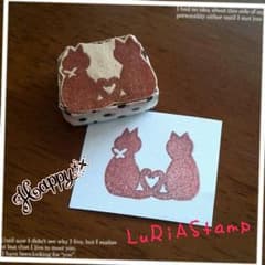 消しゴムはんこ☆猫スタンプのサムネイル