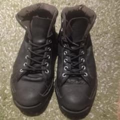 激レア】CONVERSE ジャックパーセル MID オールブラックレザー 廃盤 
