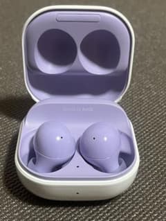 Samsung Galaxy Buds2 ラベンダー 充電ケースとイヤホンのみのサムネイル