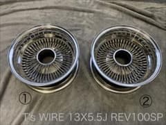 T's WIRE 13X5.5J REV 100SP ホイール 2本セット T's WIRE 13X5.5J REV 100SP ホイール 2本セット - メルカリ