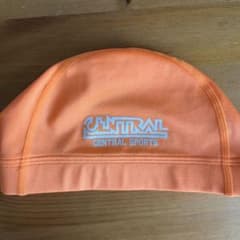 CENTRAL SPORTS 水泳帽 オレンジM 記名なしのサムネイル
