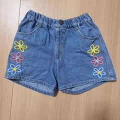 デニムショートパンツ 130cmのサムネイル