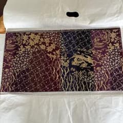 極美品 善之助 着物ブランド 一期一会 全通柄袋帯 紅葉草花 金彩 未 