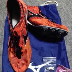 値下げ❗️陸上スパイク ジオスプラッシュ オレンジ 27.0のサムネイル