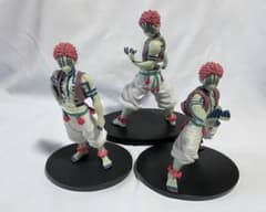 【箱なし】鬼滅の刃　猗窩座　フィギュア　プライズ　3点セット