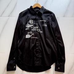 超希少!! XL EMPORIO ARMANI 長袖 シャツ 黒タグ ロゴ - メルカリ