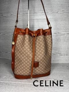 極美品　CELINE セリーヌ　ショルダーバッグ　巾着型　S501 極美品 CELINE セリーヌ ショルダーバッグ 巾着型 S501 - メルカリ