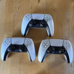 PS5 DualSense ホワイト　 ジャンクコントローラー×2のサムネイル