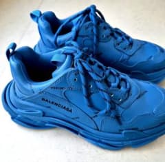 Dice-k様BALENCIAGA トリプルS 42 ブルー 箱無し靴紐あり - メルカリ