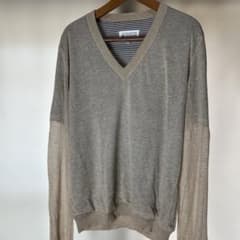 Maison Margiela メンズ ボーダーレイヤードサマーニット Maison Margiela メンズ ボーダーレイヤードサマーニット - メルカリ