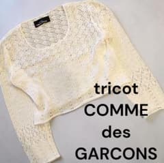 希少 tricot COMME des GARCONS リネン 透かし編みニット 希少 tricot COMME des GARCONS リネン 透かし編みニット - メルカリ