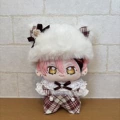ねこ耳ファー帽子とサロペットセット あんスタ ぬい服 いつぬいのサムネイル