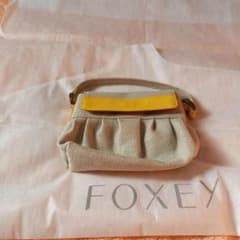 フォクシー　ミニバッグ　黄色　ハンドバッグのサムネイル