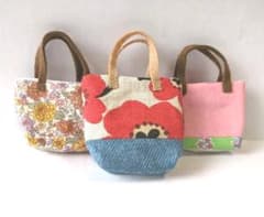 【新品】ミニミニトートバッグ3つセットのサムネイル