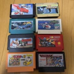 ファミコン ソフト 8本セット まとめ売りのサムネイル