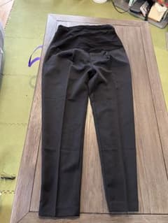 マタニティ パンツ ブラック センタープレスのサムネイル