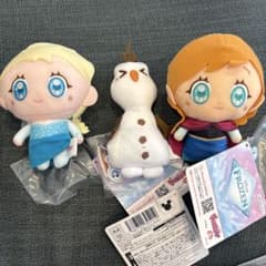 アナと雪の女王　P-PATCH！　ぬいぐるみ　アナ・エルサ・オラフ　全3種