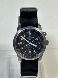 完動美品【二次電池新品】SEIKO「S」サス ミリタリー 5M22-6C20 黒 完動美品【二次電池新品】SEIKO AGS サス ミリタリー 5M22-6C20 - メルカリ