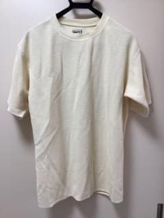 Heavy ワッフル 半袖 Tシャツ アイボリーのサムネイル