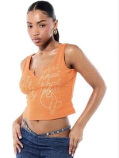 Baby Phat タンクトップ オレンジのサムネイル