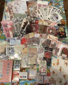花の妖精　紙もの　ステッカー　大量 コラージュ素材　60サイズ詰め詰めセット 花の妖精 紙もの ステッカー 大量 コラージュ素材 60サイズ詰め詰め
