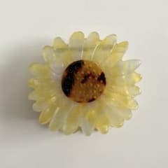 【難あり】ヘアクリップ　ひまわりのサムネイル