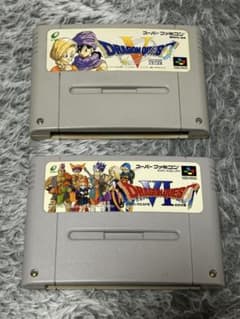 ドラゴンクエスト5・6 セット スーパーファミコン ソフト 動作確認済みのサムネイル