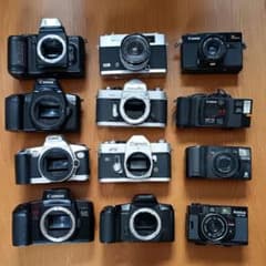 フィルムカメラまとめて12台 ジャンク、部品取り用 - メルカリ