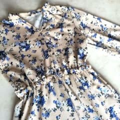 sunny様【ロペピクニック】ロングワンピースひざ丈(38)花柄おしゃれのサムネイル