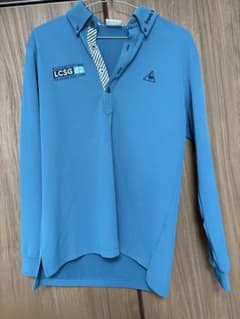 le coq sportif GOLF 長袖ポロシャツ ブルー M - 5