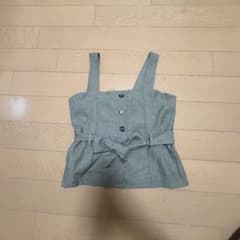 ビスチェ ワイドパンツ セットアップ グレーのサムネイル