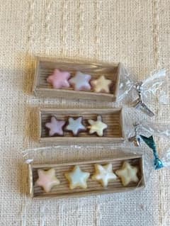 ハンドメイド　ミニチュア　星型クッキーセットAのサムネイル