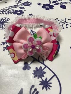 可愛いワンちゃん用シュシュネックレス  アクセサリーのサムネイル