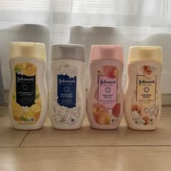 미사용 존슨 바디 케어 아로마 우유 4 개 세트