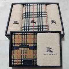 新品 バーバリー バスタオル フェイスタオル セット - メルカリ