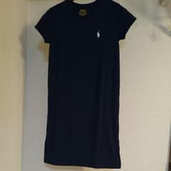 ポロ ラルフローレン Tシャツワンピース半袖 ネイビー 紺 XSのサムネイル