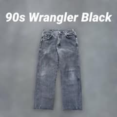 32×26 US FABRIC カットオフ 90s Wrangler Black - メルカリ