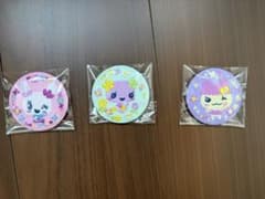 たまごっち　刺繍CANバッジ　ラブリッチ　ふらわっち　ちゃまめっち　バラ売り可のサムネイル