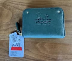 《新品、未使用、タグ付き》SNOOPY グリーン コインケースのサムネイル