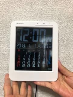 ニトリ 電波時計 美品のサムネイル