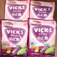 VICKS 빅스 목사탕 2종의 포도 어소트 4봉 세트