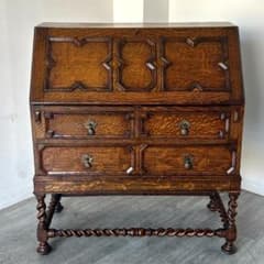 イギリス アンティーク家具 ビューロー　机 1930年頃 016B イギリス アンティーク家具 ビューロー 机 1930年頃 016B - メルカリ