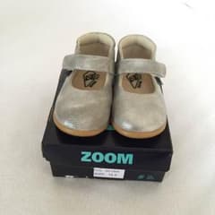 値下げ zoom ワンストラップシューズ シルバー 14.5のサムネイル