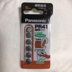 Panasonic 空気亜鉛電池 PR41 6個入 PR-41/6Pのサムネイル