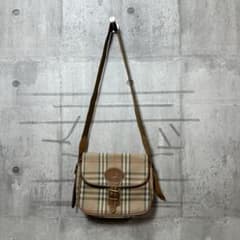 80sBURBERRYSノバチェック ショルダーバッグ ヴィンテージ